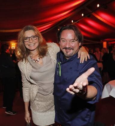 Maren Gilzer, Kolja Kleeberg bei derGala-Premiere im PALAZZO-Siegelpalast Berlin.