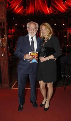 Dieter Hallervorden, Christiane Zander bei derGala-Premiere im PALAZZO-Spiegelpalast Berlin.