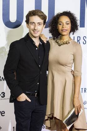 Victor Clavijo And Montse Pla during the premier of the film 100 METROS at Capitol Cinema in Madrid, Spain. November 02, 2016.  (20161102047)