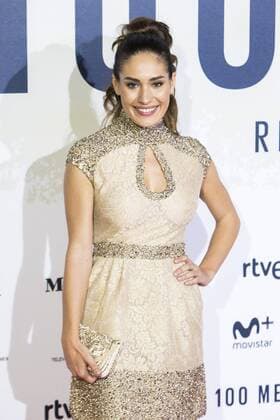 Llana Puebla during the premier of the film 100 METROS at Capitol Cinema in Madrid, Spain. November 02, 2016.  (20161102019)