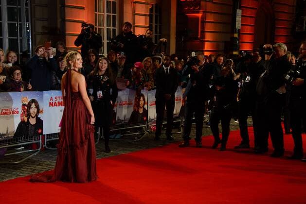 . 03 11 2016. London, United Kingdom. Joanna Froggatt attends the World Premiere of A Street Cat Named Bob.  xChrisxJosephx xi-Imagesx IIM-13750-0047