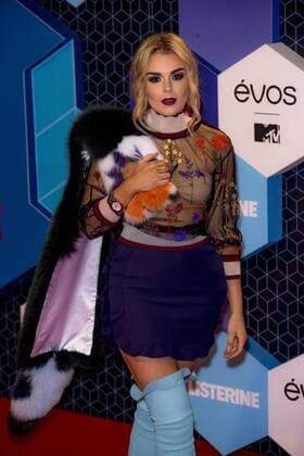 Tallia Storm arrives at the MTV Europe Music Awards in Rotterdam, The Netherlands on November 6, 2016.  ROT20161106844 SVENxHOOGERHUIS