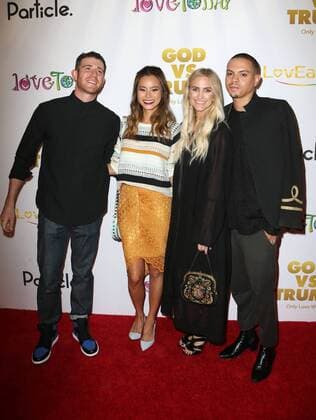 November 7, 2016 - Hollywood, CA, United States - 07 November 2016 - Hollywood, California - Bryan Greenberg, Jaime Chung, Ashlee Simpson, Evan Ross. Premiere Of God vs Trump held at The TCL Chinese Theatre. Photo Credit: AdMedia Hollywood United States - ZUMAa123 20161107_zaa_a123_100