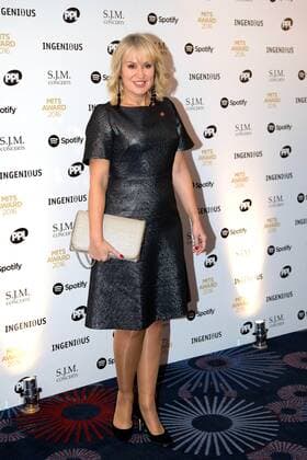 English TV presenter Nicki Chapman attending the Music Industry Trusts Award, at Grosvenor House in London. NOVEMBER 7th 2016  DFLx163483