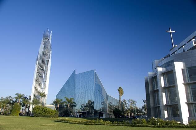 Architektur von Philip Johnson California, Garden Grove. Dr.Robert Schuller s Crystal Cathedral.  Copyright: xCindyxMillerxHopkinsx xDanitaxDelimont US05 CMI0249