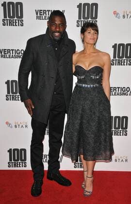 A Hundred Streets UK film premiere London, UK. Idris Elba and Gemma Arterton at the A Hundred Streets UK film premiere, BFI Southbank, Belvedere Road, London, England, UK, on Tuesday 08 November 2016. LMK315-61225-091116 