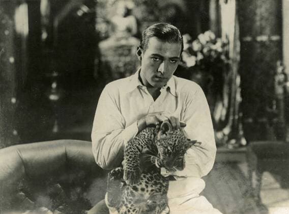 Actor Rudolph Valentino in a scene from the movie The Young Rajah, USA 1922 x17067x 