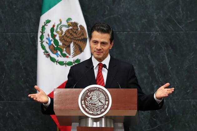 Enrique Pena Nieto PK in Mexiko-Stadt November 9, 2016 - Mexico - EUM20161109NAC04.JPG.CIUDAD DE MEXICO PresidentPresidente-EPN.- El presidente Enrique Pena Nieto en el mensaje a medios con motivo de las elecciones presidenciales en los Estados Unidos y del triunfo del candidato republicano, Donald Trump, 9 de noviembre de 2016.  - ZUMAu78_ 20161109_zaf_u78_049