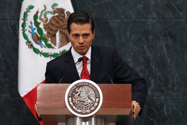 Enrique Pena Nieto PK in Mexiko-Stadt November 9, 2016 - Mexico - EUM20161109NAC02.JPG.CIUDAD DE MEXICO PresidentPresidente-EPN.- El presidente Enrique Pena Nieto en el mensaje a medios con motivo de las elecciones presidenciales en los Estados Unidos y del triunfo del candidato republicano, Donald Trump, 9 de noviembre de 2016.  - ZUMAu78_ 20161109_zaf_u78_051