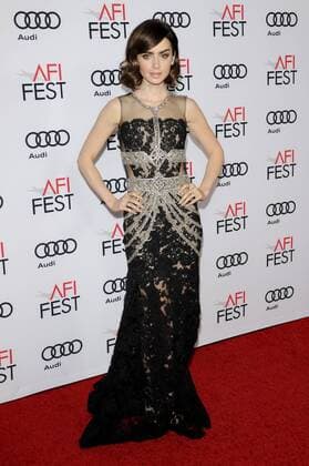 AFI Fest - Filmpremiere Rules Dont Apply Lily Collins AFI FEST SCREENING OF RULES DON T APPLY Hollywood Patrick Rideaux PicturePerfect