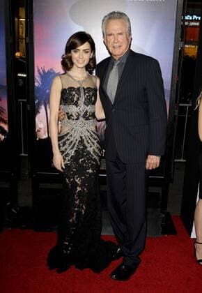 AFI Fest - Filmpremiere Rules Dont Apply Lily Collins & Warren Beatty AFI FEST SCREENING OF RULES DON T APPLY Hollywood Patrick Rideaux PicturePerfect