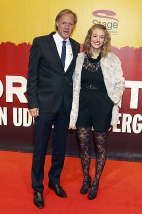 Gerhard Delling mit Tochter Katharina Delling bei der Premiere des Musicals Hinterm Horizont im Operettenhaus. Hamburg, 10.11.2016 Foto:xgbrcix xFuturexImage