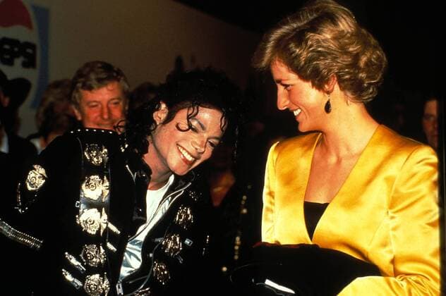 A7086.MICHAEL JACKSON AND PRINCESS DIANA.CREDIT: -GLOBE PHOTOS, INC. - ZUMAg49_ 20090625_zaf_g49_230