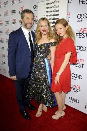 Leslie Mann, husband Judd Apatow & daughter Maude Apatow AFI FEST SCREENING OF THE COMEDIAN Hollywood Patrick Rideaux PicturePerfect