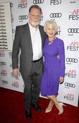 Taylor Hackford & wife Helen Mirren AFI FEST SCREENING OF THE COMEDIAN Hollywood Patrick Rideaux PicturePerfect