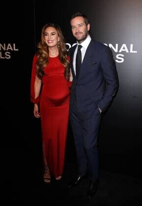 November 11, 2016 - Los Angeles, CA, United States - 11 November 2016 - Los Angeles, California - Armie Hammer with wife Elizabeth Chambers. Nocturnal Animals Los Angeles Screening held at the Hammer Museum. Photo Credit: AdMedia Los Angeles United States - ZUMAa123 20161111_zaa_a123_327
