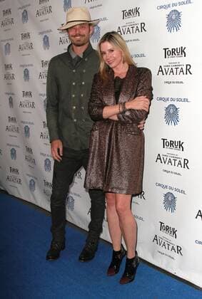 November 12, 2016 - Los Angeles, California, United States - 11 November 2016 - Los Angeles, California - Christopher Backus, Mira Sorvino. Cirque du Soleil Toruk - The First Flight Opening Night held at Staples Center. Photo Credit: PMA AdMedia Los Angeles United States - ZUMAa123 20161112_zaa_a123_083