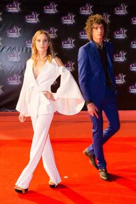 Ilona Smet et Julian Perretta CELEBRITES : NRJ Music Awards - Cannes - 12 11 2016 NicolasGavet 
