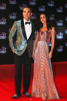 213403 Francois Glories Starface 2016-11-12 Cannes France NRJ Music Awards 2016. FRANCE Cannes 12-11-2016. The English singer Robbie Williams and the French singer Jenifer arrive on the red carpet for 18th NRJ Music Awards in Cannes (South of France).  Copyright: xFrancoisxGloriesx xStarfacex STAR_213403_179