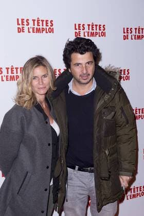 Filmpremiere Les tetes de L Emploi in Paris Sarah Lelouch et son mari David Marouani CELEBRITES : Avant premiere Tete de l Emploi - 14 11 2016 JBAutissier Panoramic 