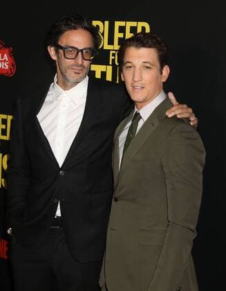 November 14, 2016 - New York, New York, U.S. - Director BEN YOUNGER and actor MILES TELLER attend the New York premiere of Bleed For This held at the AMC Lincoln Square Theater. New York U.S. - ZUMAk03_ 20161114_zaf_k03_039