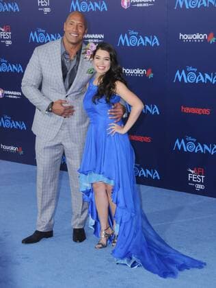 November 14, 2016 - Hollywood, CA, United States - 14 November 2016 - Hollywood, California. Dwayne Johnson, The Rock, Auli i Cravalho. AFI FEST 2016 Presented By Audi - Premiere Of Disney s Moana held at TCL Chinese Theater. Photo Credit: AdMedia Hollywood United States - ZUMAa123 20161114_zaa_a123_175