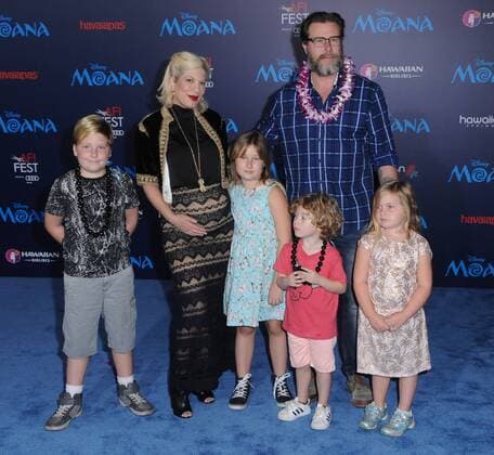 November 14, 2016 - Hollywood, CA, United States - 14 November 2016 - Hollywood, California. Tori Spelling, Dean McDermott. AFI FEST 2016 Presented By Audi - Premiere Of Disney s Moana held at TCL Chinese Theater. Photo Credit: AdMedia Hollywood United States - ZUMAa123 20161114_zaa_a123_230