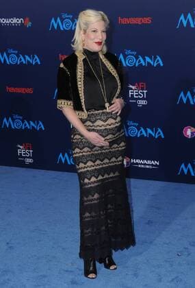 November 14, 2016 - Hollywood, CA, United States - 14 November 2016 - Hollywood, California. Tori Spelling. AFI FEST 2016 Presented By Audi - Premiere Of Disney s Moana held at TCL Chinese Theater. Photo Credit: AdMedia Hollywood United States - ZUMAa123 20161114_zaa_a123_245