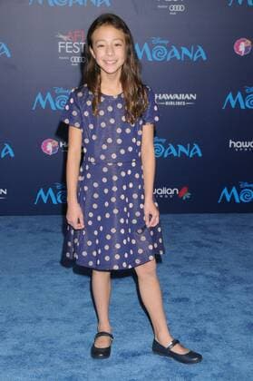 November 14, 2016 - Los Angeles, California, United States - November 14th 2016 - Los Angeles California USA - Actress AUBREY ANDERSON EMMONS at the Disney World Premiere Moana held at the El Capitan Theater, Hollywood, CA Los Angeles United States - ZUMAf05_ 20161114_zaf_f05_032