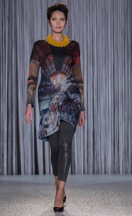 November 15, 2016 - Budapest, Hungary - Model presents a creation from Lucky Shepherd Designer Store at Budapest Fashion Night on Nov 15, 2016 at Boscolo Hotel in Budapest, Hungary. Budapest Hungary  - ZUMAn230 20161115_zaa_n230_309