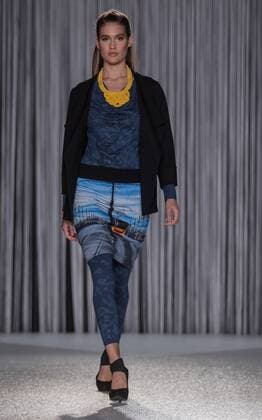November 15, 2016 - Budapest, Hungary - Model presents a creation from Lucky Shepherd Designer Store at Budapest Fashion Night on Nov 15, 2016 at Boscolo Hotel in Budapest, Hungary. Budapest Hungary  - ZUMAn230 20161115_zaa_n230_315