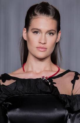 November 15, 2016 - Budapest, Hungary - Model presents a creation from Lucky Shepherd Designer Store at Budapest Fashion Night on Nov 15, 2016 at Boscolo Hotel in Budapest, Hungary. Budapest Hungary  - ZUMAn230 20161115_zaa_n230_332