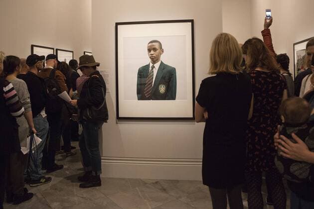 Taylor Wessing Photographic Portrait Prize 2016, National Portrait Gallery, London, UK London, UK. 16 November 2016. Winning portrait of a Johannesburg Schoolboy by Swiss-Italian photographer Claudio Rasano. Press preview of the Taylor Wessing Photographic Portrait Prize 2016 at the National Portrait Gallery. The exhibition of the winning entries and shortlisted portraits runs from 17 November 2016 to 26 February 2017.