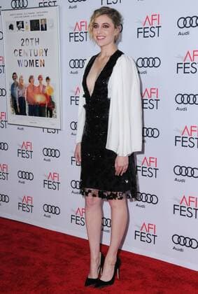 November 16, 2016 - Hollywood, CA, United States - 16 November 2016 - Hollywood, California. Greta Gerwig. AFI FEST 2016 Presented By Audi - A Tribute To Annette Bening And Gala Screening Of A24 s 20th Century Women held at TCL Chinese Theater. Photo Credit: AdMedia Hollywood United States - ZUMAa123 20161116_zaa_a123_048