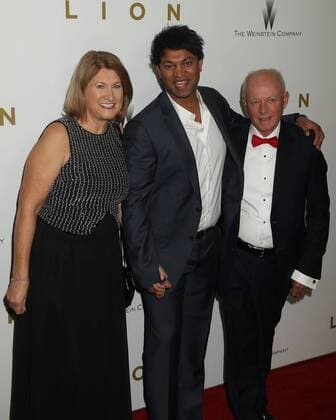 November 16, 2016 - New York, New York, U.S. - SUE BRIERLEY, SAROO BRIERLE and JOHN BRIERLEY.attend the New York premiere of Lion held at MoMA. New York U.S. - ZUMAk03_ 20161116_zaf_k03_115