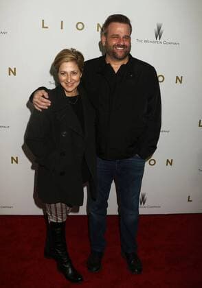 November 16, 2016 - New York, New York, U.S. - Actress EDIE FALCO and STEPHEN WALLEM attend the New York premiere of Lion held at MoMA. New York U.S. - ZUMAk03_ 20161116_zaf_k03_055