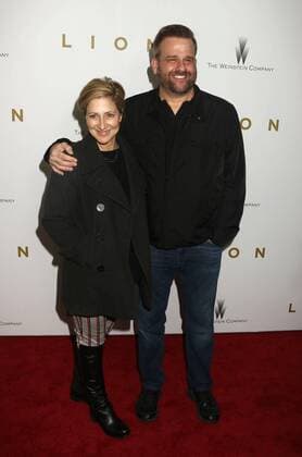 November 16, 2016 - New York, New York, U.S. - Actress EDIE FALCO and STEPHEN WALLEM attend the New York premiere of Lion held at MoMA. New York U.S. - ZUMAk03_ 20161116_zaf_k03_058