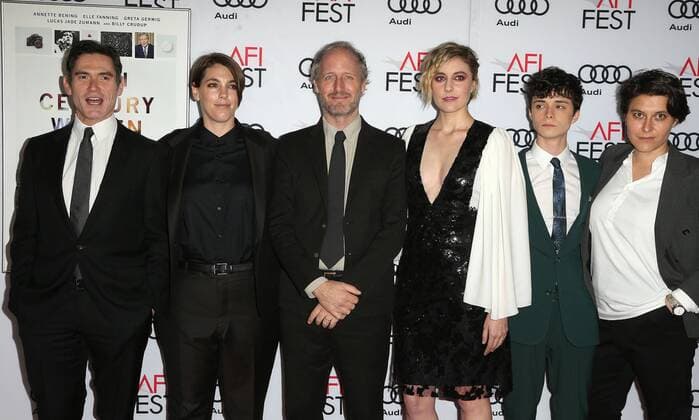 November 16, 2016 - Hollywood, California, United States - 16 November 2016 - Hollywood, California - Billy Crudup, Mike Mills, Greta Gerwig, Lucas Jade Zumann, Megan Ellison, Chelsea Barnard. AFI FEST 2016 Presented By Audi - A Tribute To Annette Bening And Gala Screening Of A24 s s 20th Century Women held at TCL Chinese Theatre. Photo Credit: AdMedia Hollywood United States - ZUMAa123 20161116_zaa_a123_163