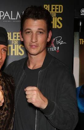November 17, 2016 - Las Vegas, NV, United States - 17 November 2016 - Las Vegas, NV - Miles Teller. Bleed for This Las Vegas Premiere at Brenden Theatres at Palms Las Vegas. Photo Credit: MJT AdMedia Las Vegas United States - ZUMAa123 20161117_zaa_a123_464