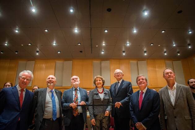 17-11-2016 New York Princess Margriet and Pieter van Vollenhoven during the rehearsel of the baroque orchestra and choir of the Koninklijk Conservatorium and the Juilliard school in New York. More than 63 top talents of both academies played the Hohe Messe of J.S. Bach.  Copyright: xPPE RxClementx