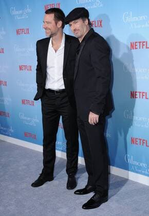 November 18, 2016 - Westwood, CA, United States - 18 November 2016 - Westwood, California. David Sutcliffe, Scott Patterson. Premiere Of Netflix s Gilmore Girls: A Year In The Life held at the Regency Bruin Theatre. Photo Credit: AdMedia Westwood United States - ZUMAa123 20161118_zaa_a123_065