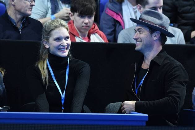 Jude Law and Phillipa Coan TENNIS : ATP FINALS 2016 antoinecouvercelle panoramic 