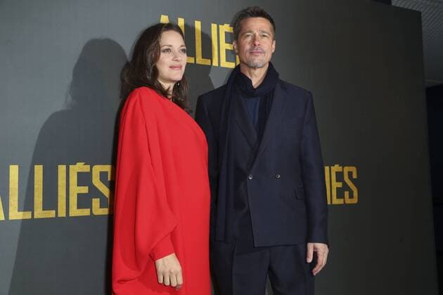 Themen der Woche Bilder des Tages Marion Cotillard and Brad Pitt - Photocall zum Film Allies - Paris - 20 11 2016 GwendolineLeGoff Panoramic 