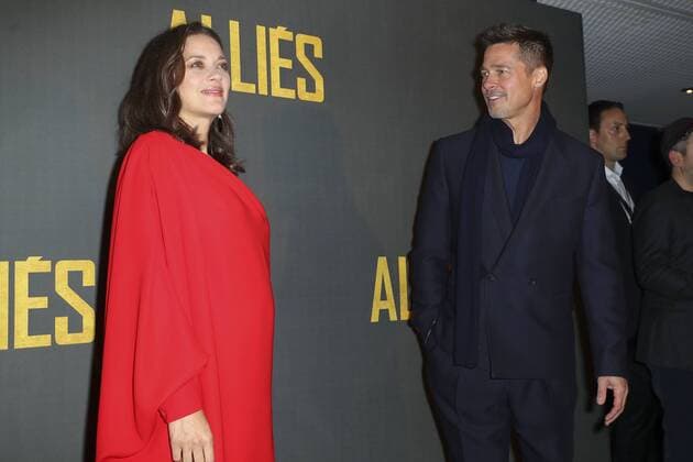 Bilder des Tages Marion Cotillard and Brad Pitt - Photocall zum Film Allies - Paris - 20 11 2016 GwendolineLeGoff Panoramic 