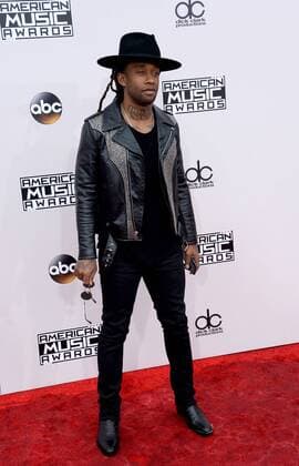 Recording artist Ty Dolla Sign arrives for the 2016 American Music Awards held at Microsoft Theater in Los Angeles on November 20, 2016.  LAP20161120110 JIMxRUYMEN