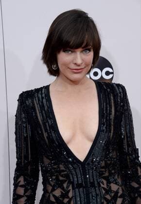 Actress Milla Jovovich arrives for the 2016 American Music Awards held at Microsoft Theater in Los Angeles on November 20, 2016.  LAP20161120205 JIMxRUYMEN