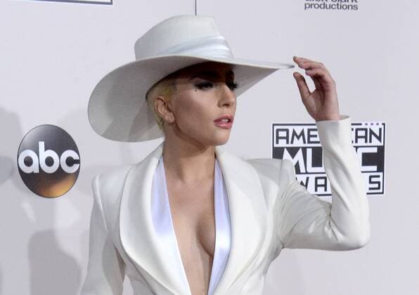 Lady Gaga arrives for the 2016 American Music Awards held at Microsoft Theater in Los Angeles on November 20, 2016.  LAP20161120254 JIMxRUYMEN