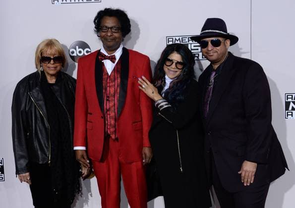 Tyka Nelson (2nd R) and family arrive for the 2016 American Music Awards held at Microsoft Theater in Los Angeles on November 20, 2016.  LAP20161120605 JIMxRUYMEN
