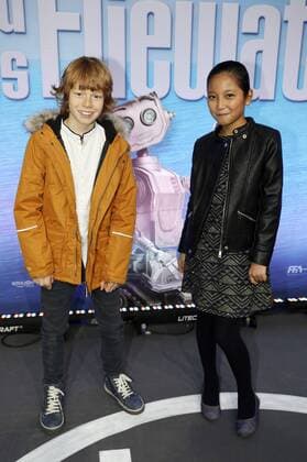 Arsseni Bultmann und Melina Mardini bei der Premiere des Kinofilms Robbi, Tobbi und das Fliewatüüt im Kino in der Kulturbrauerei. Berlin, 20.11.2016 Foto:xS.xGabschx xFuturexImage