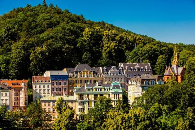 The countryside of the West Bohemian Spa triangle outside of Karlovy Vary, Bohemia, Czech Republic, Europe Copyright: LauraxGrier 1218-397